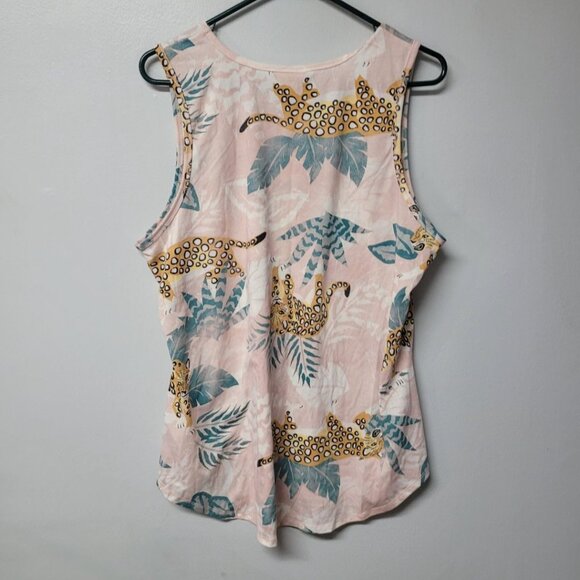 Lularoe Tank Top Womens 3XL Jaguar Animal Print Plus Size Tags Summer - Picture 2 of 7